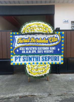Papan Bunga Duka di Weda