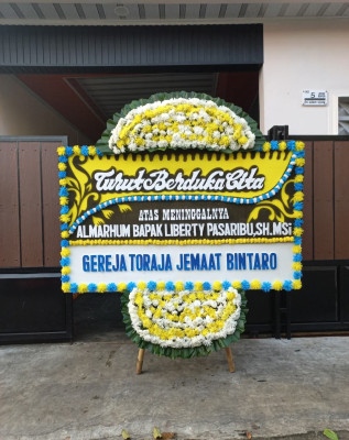 Papan Bunga Duka di Weda